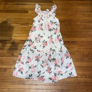 Old Navy floral tiered midi dress